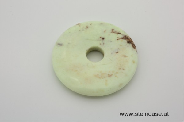 Donut Zitronen Chrysopras 40mm